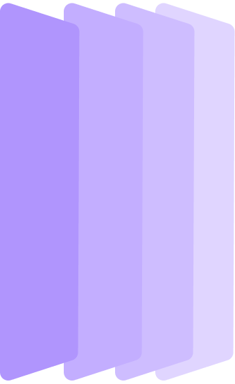 Elemento decorativo morado